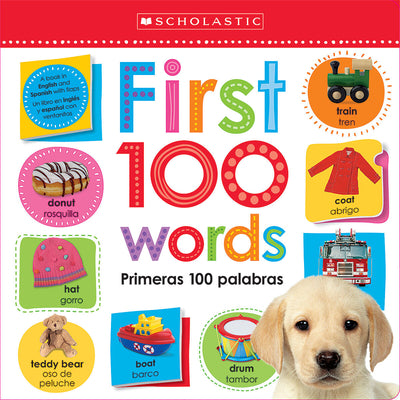 First 100 Words / Primeras 100 Palabras: Scholastic Early Learners (Lift the Flap) (Bilingual) by Scholastic book cover