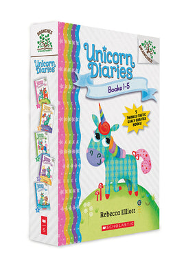 Book cover of Unicorn Diaries, Books 1-5: A Branches Box Set by Elliott, Rebecca