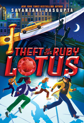 Book cover of Theft of the Ruby Lotus by DasGupta, Sayantani