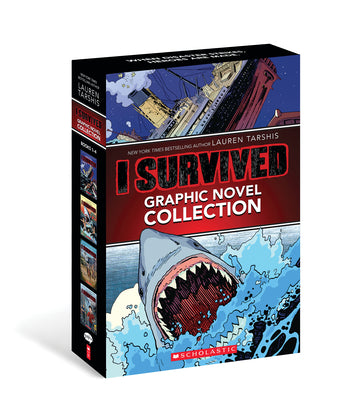Book cover of I Survived Graphic Novels #1-4 Box Set by Tarshis, Lauren