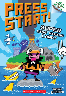 Super King Viking Land!: A Branches Book (Press Start! #13) by Flintham, Thomas book cover