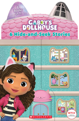 Book cover of 6 Hide-And-Seek Stories (Gabby's Dollhouse Novelty Book) by Tyler, Jesse