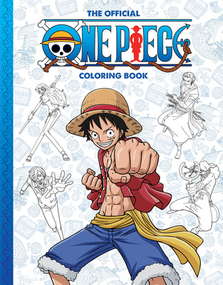 Book cover of One Piece: The Official Coloring Book by Scholastic
