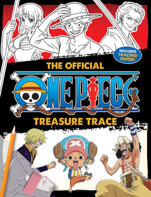 The Official One Piece Treasure Trace by Scholastic book cover