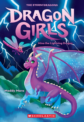 Mina the Lightning Dragon (Dragon Girls #14): Volume 14 by Mara, Maddy book cover