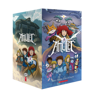 Amulet #1-9 Box Set by Kibuishi, Kazu book cover