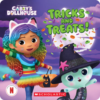 Tricks and Treats (Gabby's Dollhouse Storybook) by Scholastic book cover