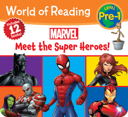 World of Reading Marvel: Meet the Super Heroes!-Pre-Level 1 Boxed Set by Marvel Press Book Group book cover