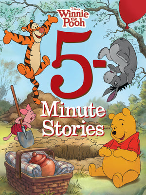 Book cover of 5-Minute Winnie the Pooh Stories by Disney Books
