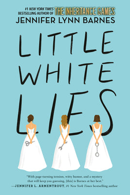 Book cover of Little White Lies by Barnes, Jennifer Lynn