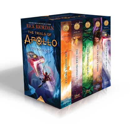 Book cover of Trials of Apollo, the 5 Book Paperback Boxed Set by Riordan, Rick