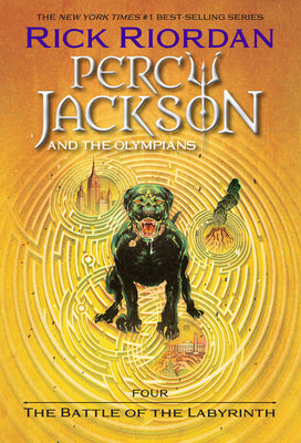Book cover of Percy Jackson and the Olympians, Book Four: The Battle of the Labyrinth by Riordan, Rick