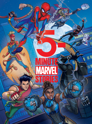 Book cover of 5-Minute Marvel Stories by Marvel Press Book Group