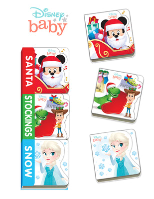 Disney Baby: Santa, Stockings, Snow by Disney Books book cover