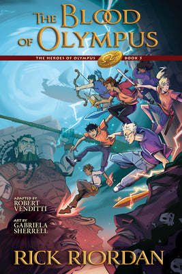 Heroes of Olympus, The, Book Five: The Blood of Olympus, the Graphic Novel by Rick Riordan book cover