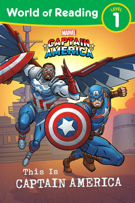 Book cover of World of Reading: This Is Captain America: Level 1 Reader by Marvel Press Book Group