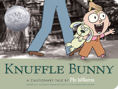 Book cover of Knuffle Bunny: A Cautionary Tale (Board Book) by Willems, Mo