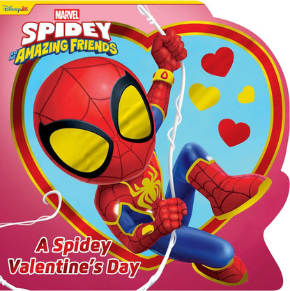 Book cover of Spidey and His Amazing Friends: A Spidey Valentine's Day by Behling, Steve
