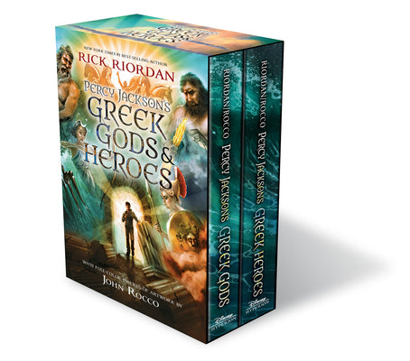 Percy Jackson's Greek Gods & Heroes Boxed Set by Rick Riordan book cover