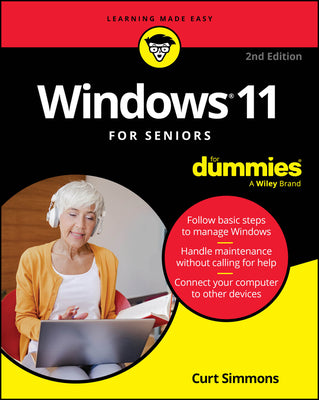 Windows 11 for Seniors for Dummies, 2nd Edition by Simmons, Curt book cover