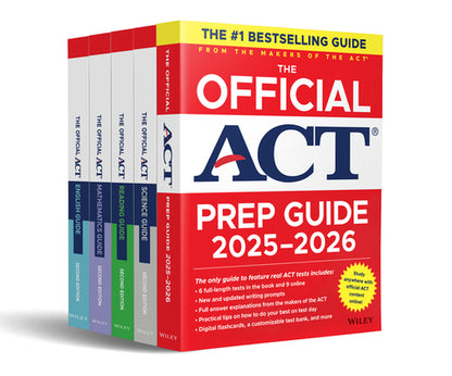 Book cover of The Official ACT Prep & Subject Guides 2025-2026 Complete Set by ACT