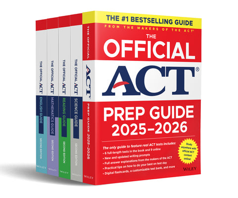 Book cover of The Official ACT Prep & Subject Guides 2025-2026 Complete Set by ACT