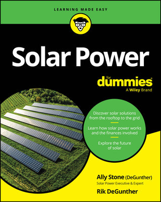 Solar Power for Dummies by Stone, Ally book cover