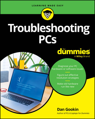 Book cover of Troubleshooting PCs for Dummies by Gookin, Dan