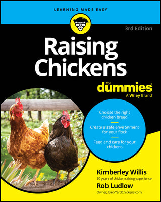 Book cover of Raising Chickens for Dummies by Willis, Kimberley