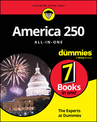 America 250 All-In-One for Dummies by The Experts at Dummies book cover