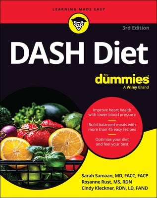 Dash Diet for Dummies by Samaan, Sarah book cover