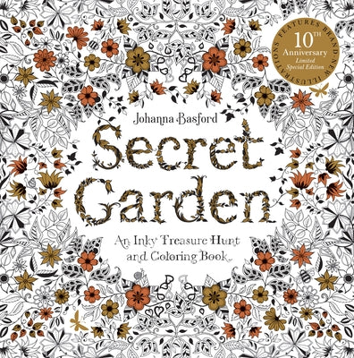 Book cover of Secret Garden: 10th Anniversary Special Edition by Basford, Johanna