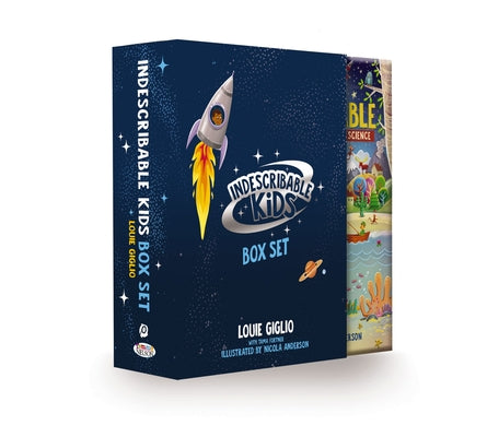 Indescribable Kids Box Set with Poster (Indescribable, How Great Is Our God, the Wonder of Creation): Includes 3 Devotionals about God and Science! by Louie Giglio book cover