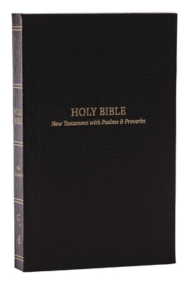 KJV Holy Bible: Pocket New Testament with Psalms and Proverbs, Black Softcover, Red Letter, Comfort Print: King James Version by Thomas Nelson book cover