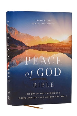 Peace of God Bible: Discover and Experience God's Shalom Throughout the Bible (Nkjv, Hardcover, Red Letter, Comfort Print) by Jeremiah J. Johnston Phd book cover