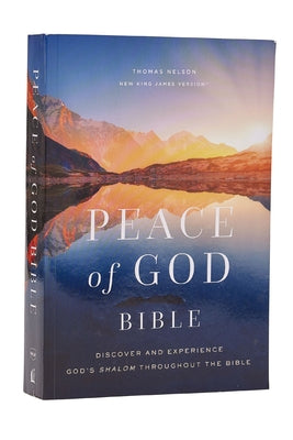 Peace of God Bible: Discover and Experience God's Shalom Throughout the Bible (Nkjv, Softcover, Red Letter, Comfort Print) by Jeremiah J. Johnston Phd book cover