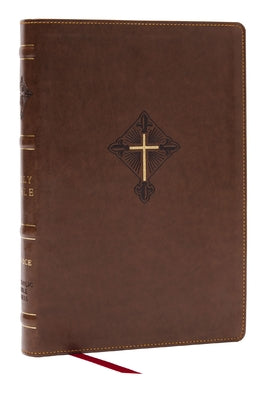 Book cover of Rsv2ce, Thinline Large Print Catholic Bible, Brown Leathersoft, Comfort Print by Catholic Bible Press