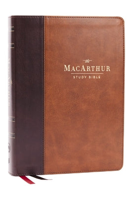 Lsb, MacArthur Study Bible, Brown Leathersoft, Comfort Print: Unleashing God's Truth One Verse at a Time (Holy Bible, Legacy Standard Bible) by John F. MacArthur book cover