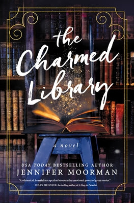 Book cover of The Charmed Library by Moorman, Jennifer