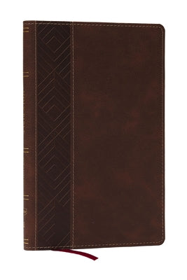 Kjv, Personal Size New Testament, Brown Leathersoft, Red Letter, Comfort Print by Thomas Nelson book cover