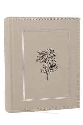 Nkjv, Journal the Word Bible: Reflect, Journal or Create Art Next to Your Favorite Verses (Stone Leathersoft Over Board, Red Letter, Comfort Print) by Thomas Nelson book cover