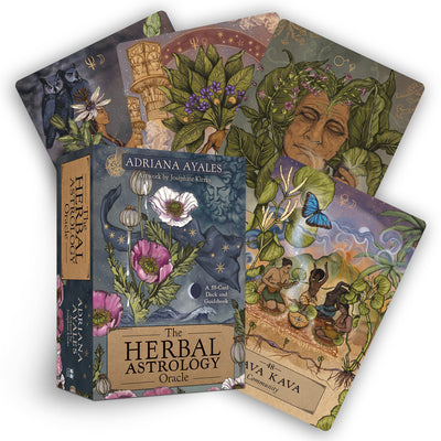 The Herbal Astrology Oracle: A 55-Card Deck and Guidebook by Ayales, Adriana book cover