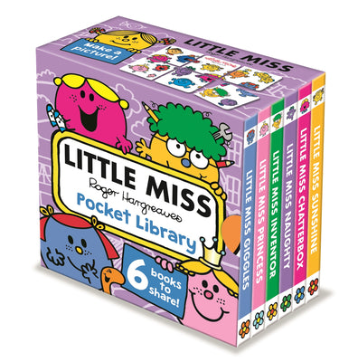 Little Miss: Pocket Library by Roger Hargreaves book cover
