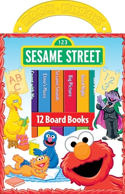 Book cover of Sesame Street: 12 Board Books by Pi Kids