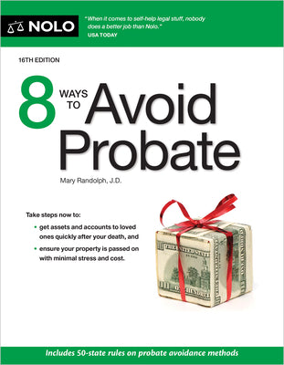 Book cover of 8 Ways to Avoid Probate by Randolph, Mary