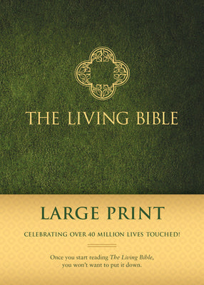 Book cover of Living Bible Paraphrased-LIV-Large Print by Tyndale