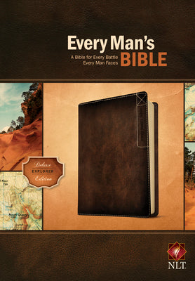 Book cover of Every Man's Bible-NLT Deluxe Explorer by New Living Translation