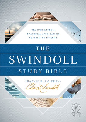 Book cover of The Swindoll Study Bible NLT by New Living Translation