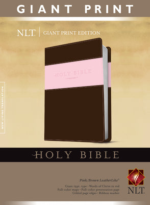 Book cover of Giant Print Bible-NLT by Tyndale