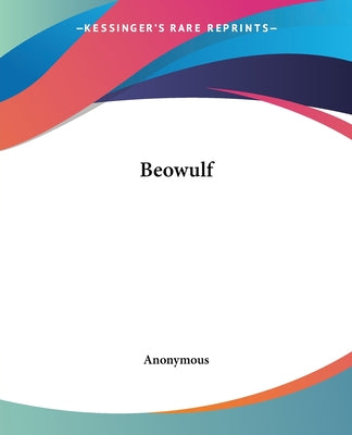 Beowulf by Anonymous book cover